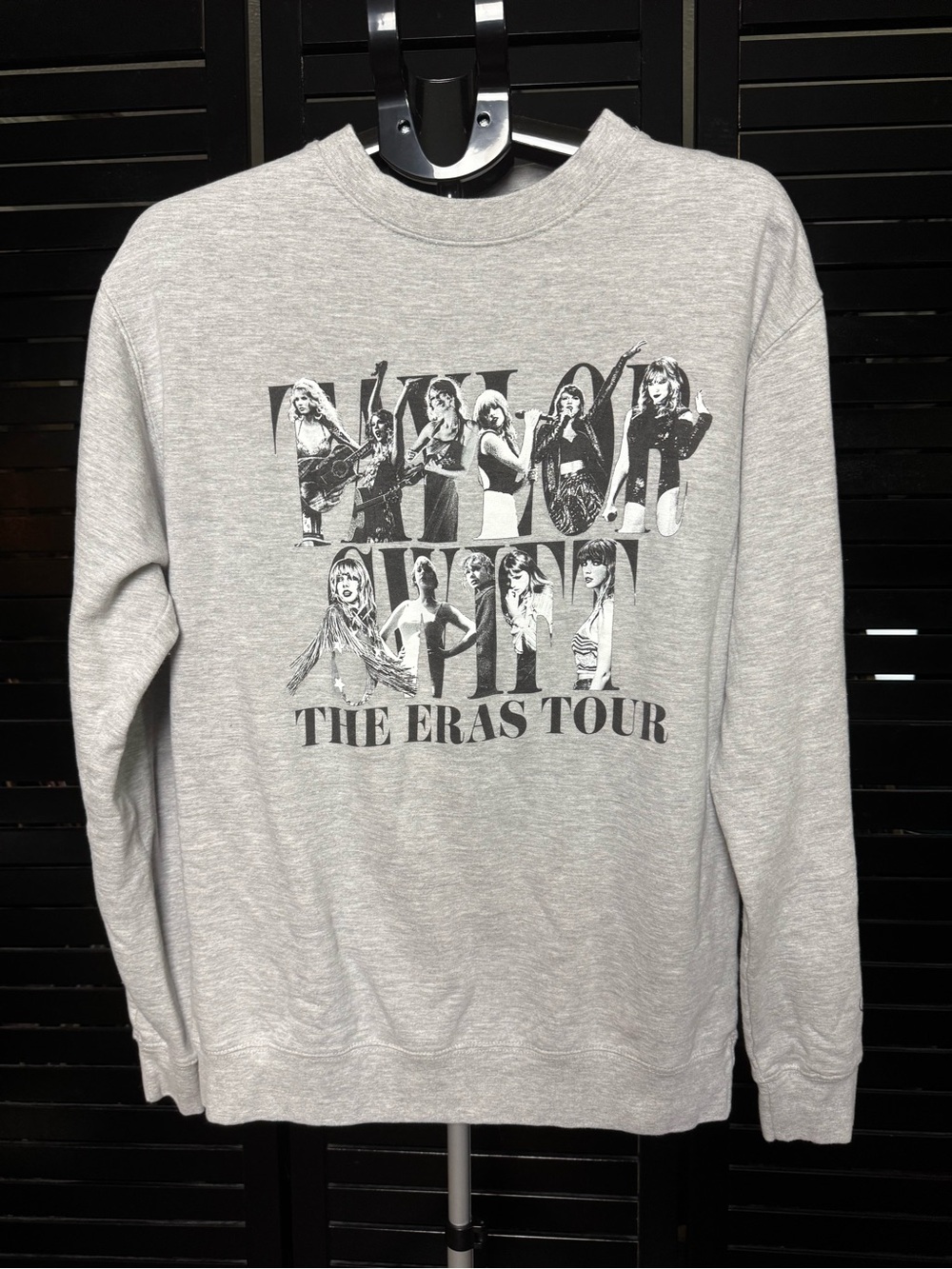 Taylor Swift Gray 'The Eras Tour' Crewneck Sweatshirt